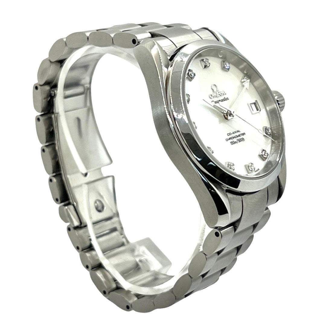 Omega Seamaster Co-Axial Aqua Terra Mother-of-Pearl Diamond Dial 2504.75.00