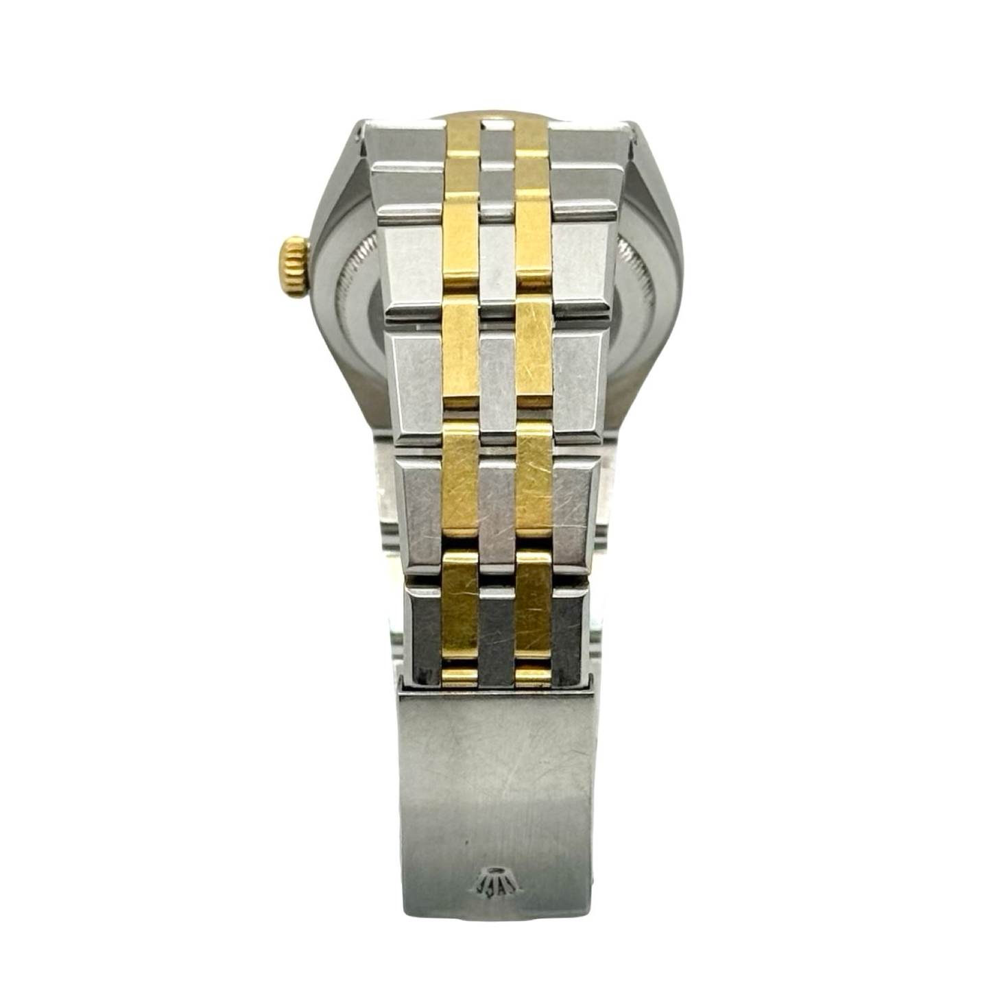 Rolex Oysterquartz Datejust 36mm Champagne Dial 18K Gold and Steel Integrated Jubilee-style Bracelet 17013
