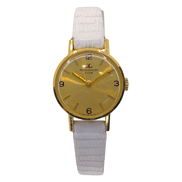 Jaeger LeCoultre Womens 18K Yellow Gold Manual Wind Watch