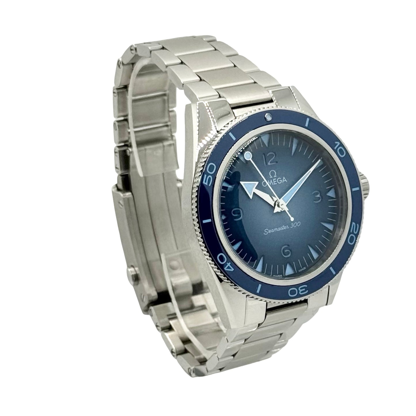 Omega Seamaster 300 Summer Blue Co-Axial 41mm Steel on Steel 234.30.41.21.03.002