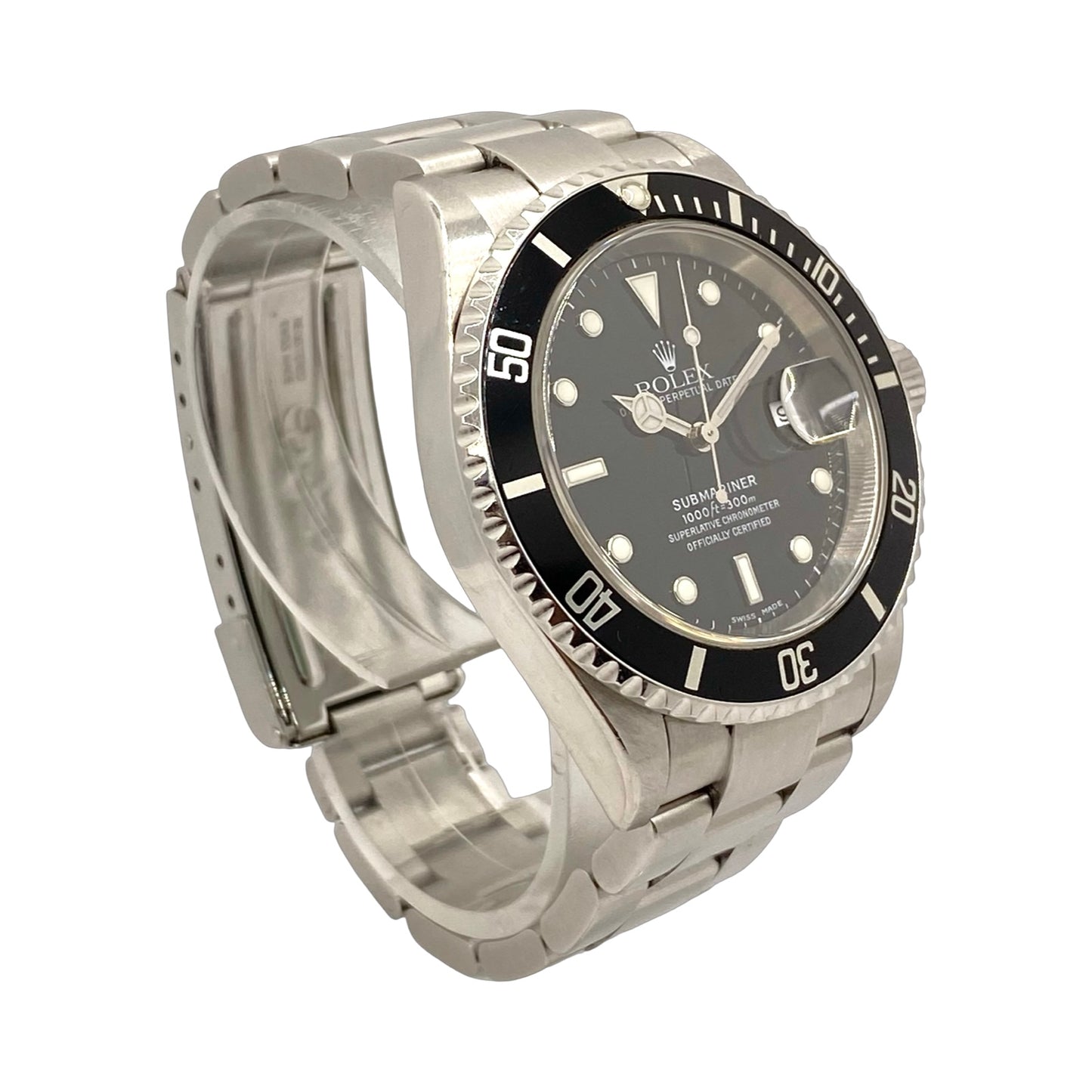 Rolex Submariner Date Black Dial 16610 C.2004