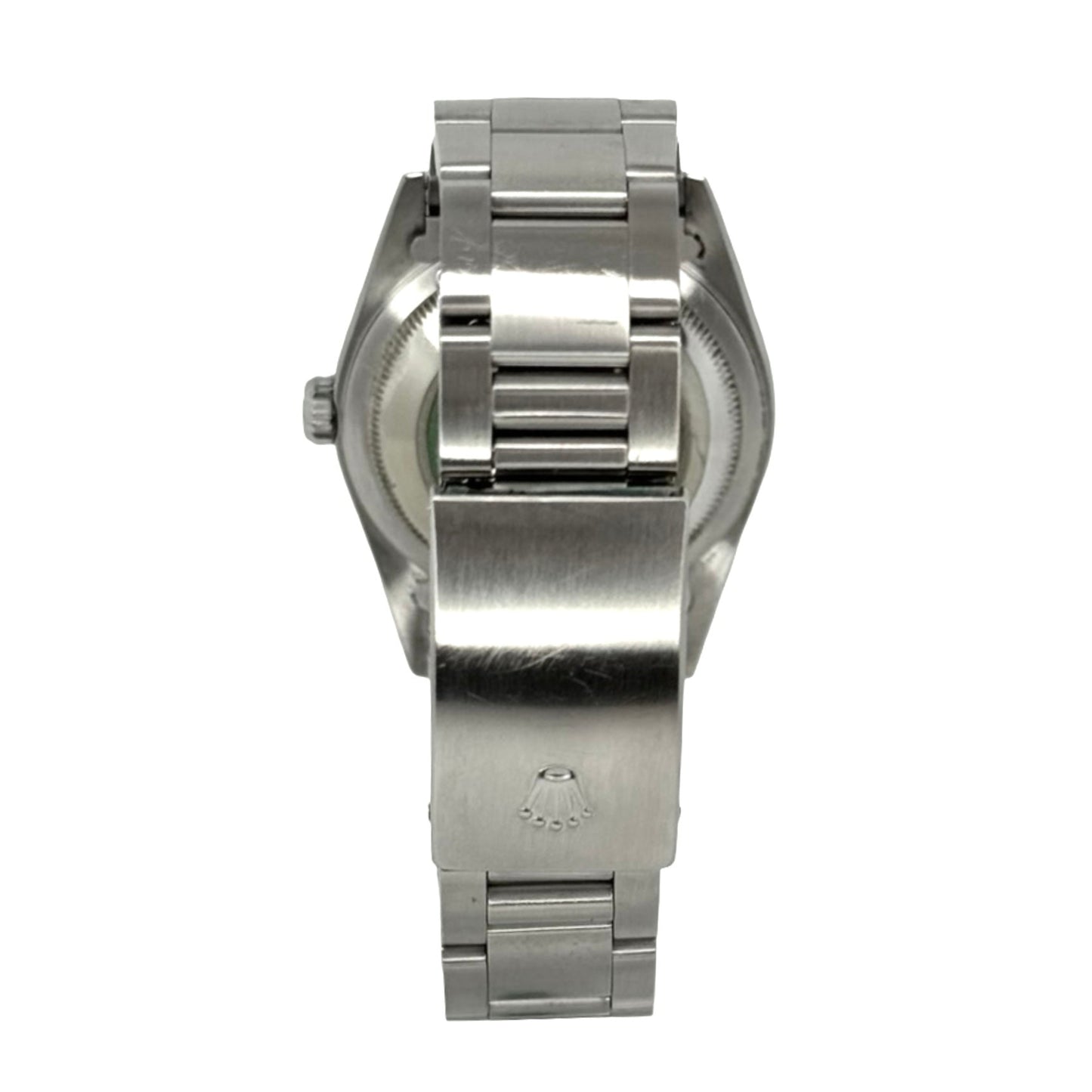 Rolex Datejust 36mm Factory Diamond Blue Dial Fluted Bezel Oystersteel Bracelet 16234