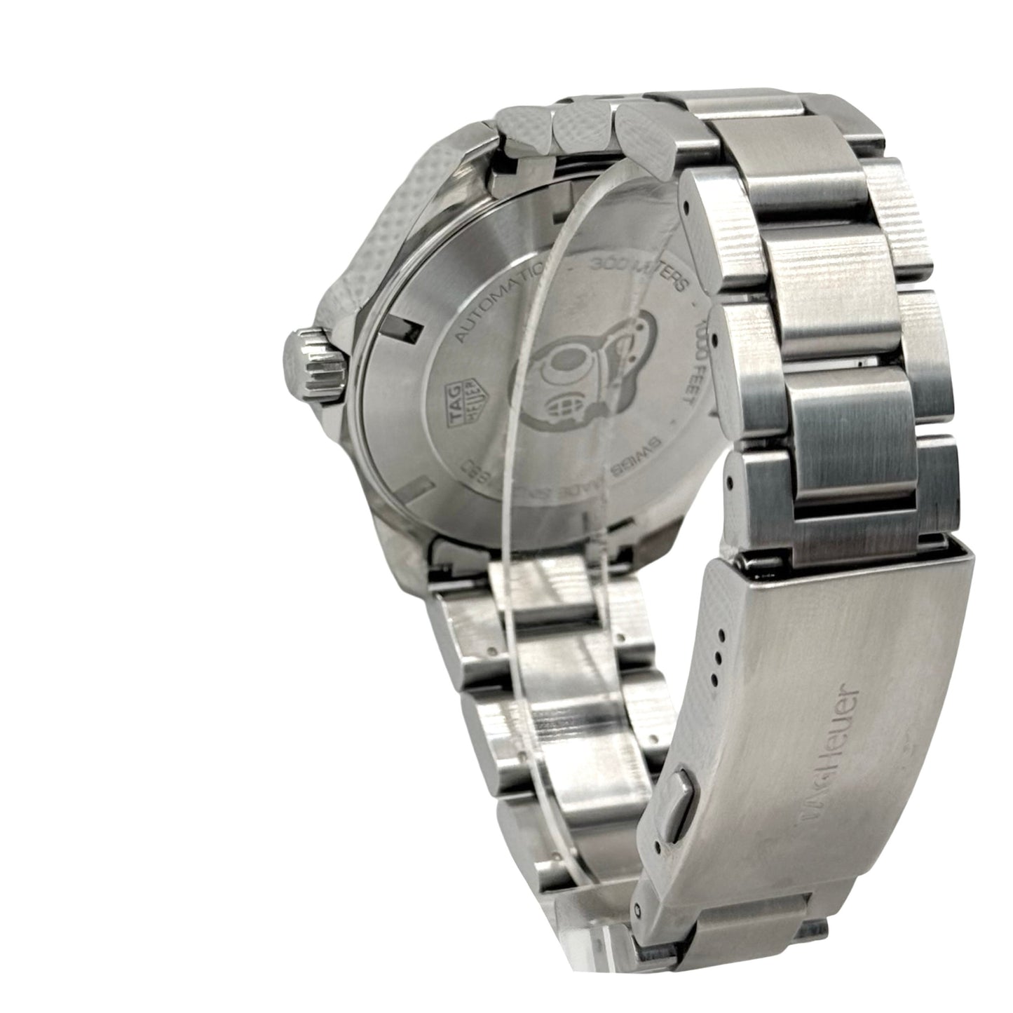 TAG Heuer Aquaracer Black Dial/Blue Bezel Automatic Stainless Steel WAY201C.FC6395