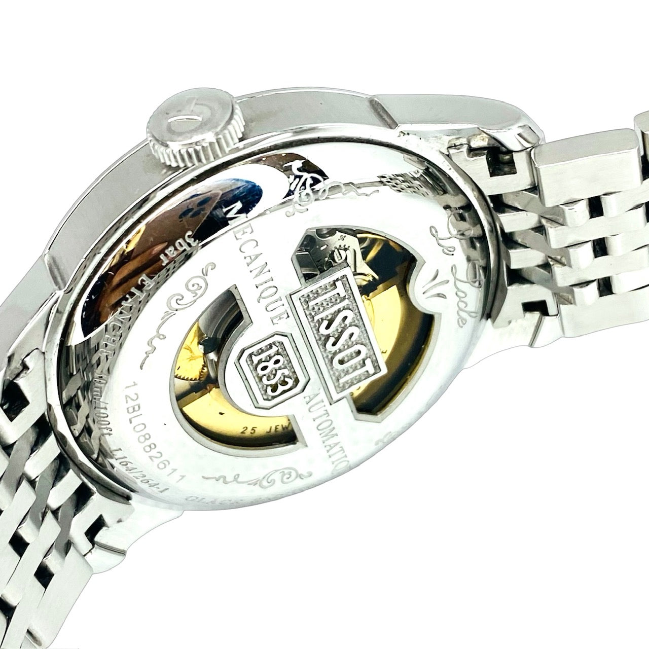 Tissot T-Classic Le Locle Automatic 39mm Silver Dial Stainless Steel Bracelet T41.1.483.33