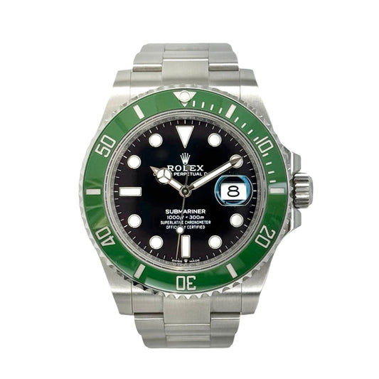 Rolex Submariner 41mm Black Dial Green "Starbucks" Bezel Oyster Bracelet M126610LV-0002