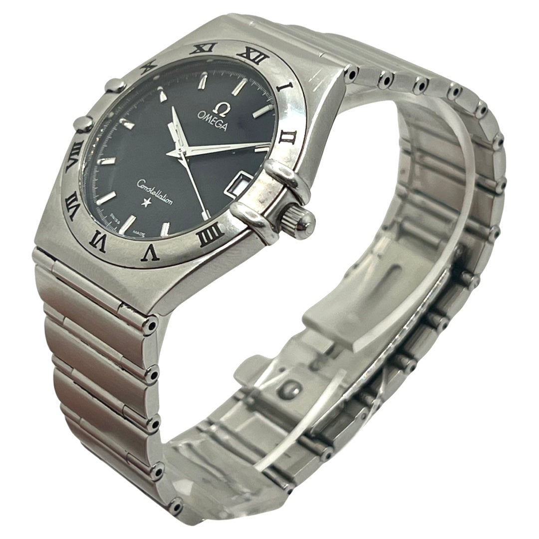 Omega Constellation Quartz Grey Dial Stainless Steel 1512.40.00