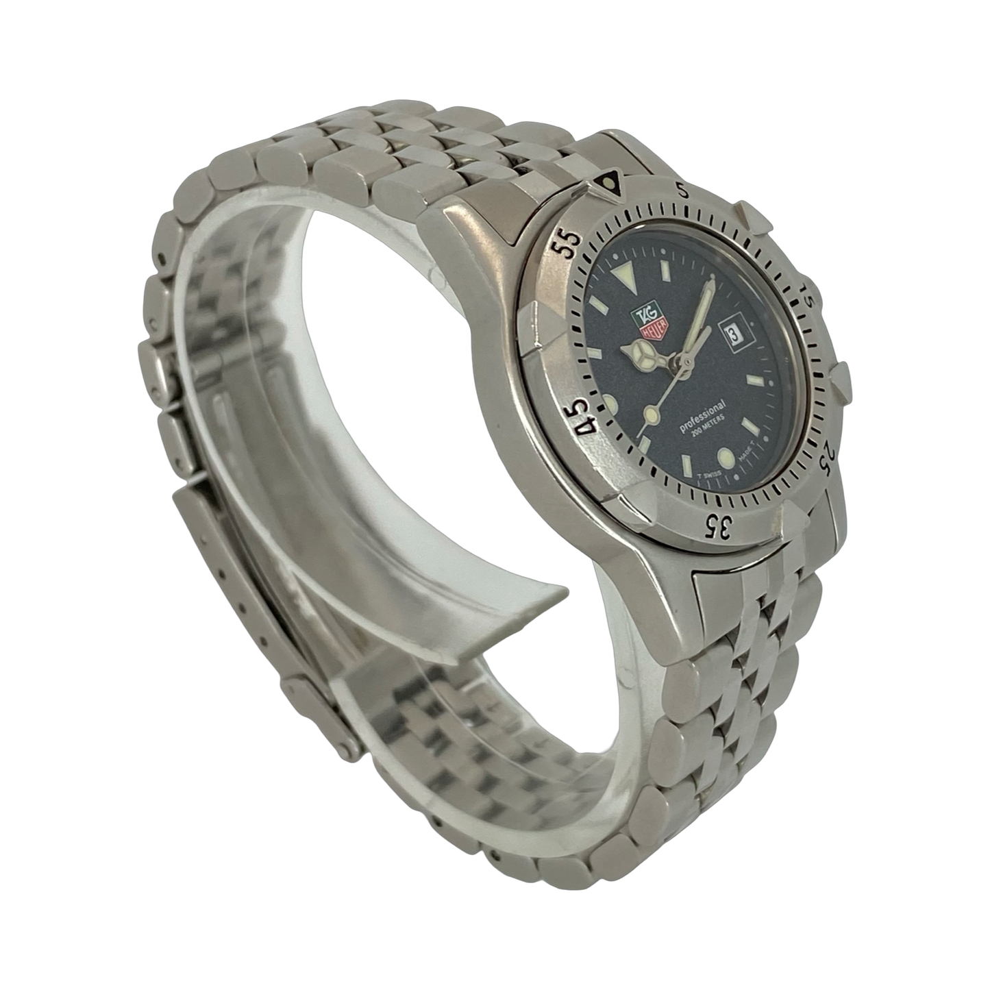 TAG Heuer 1500 Series Dark Granite Dial on Stainless Steel Bracelet WD1411.BA0614