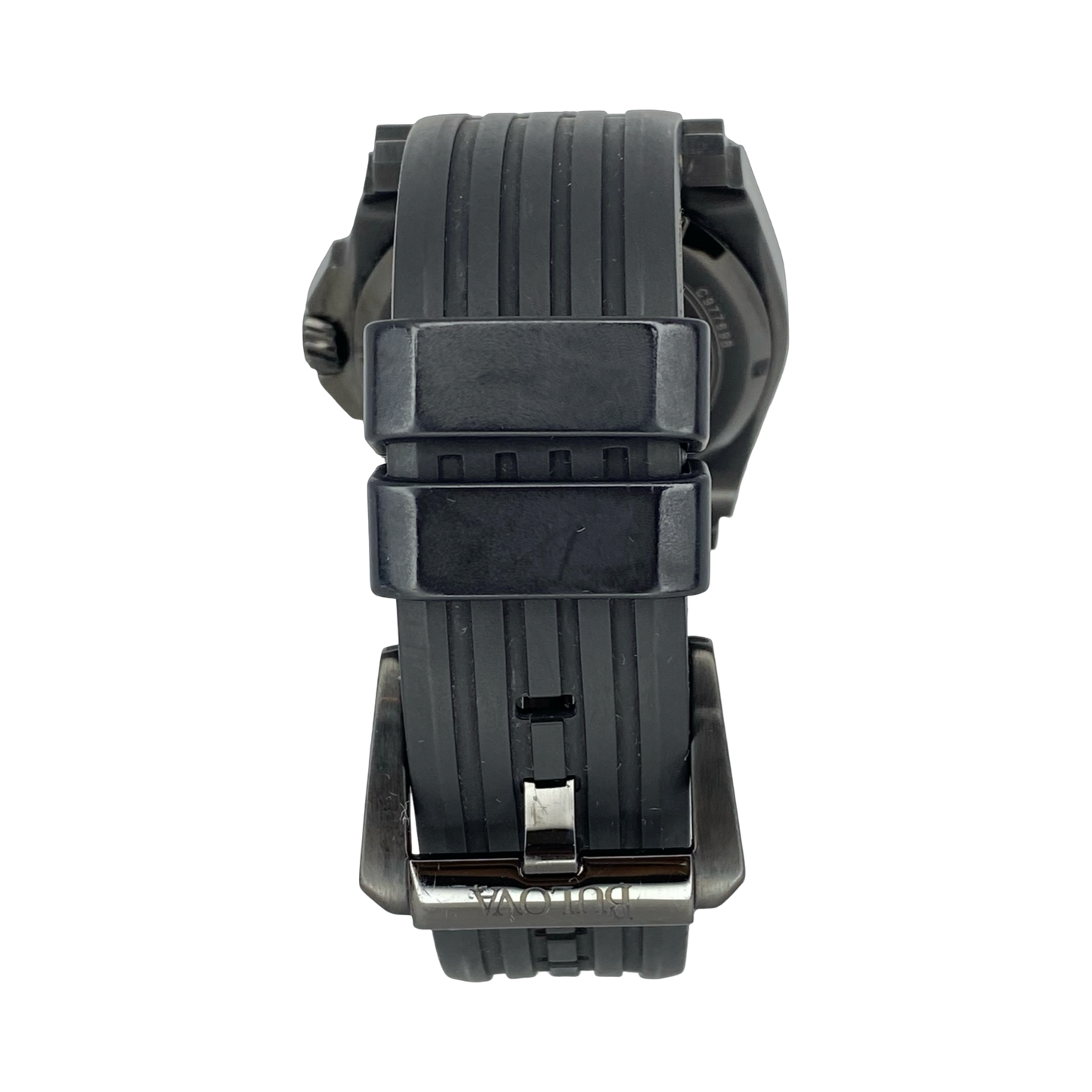 Bulova Precisionist Quartz Black Men's Watch 98B142 Pre-owned