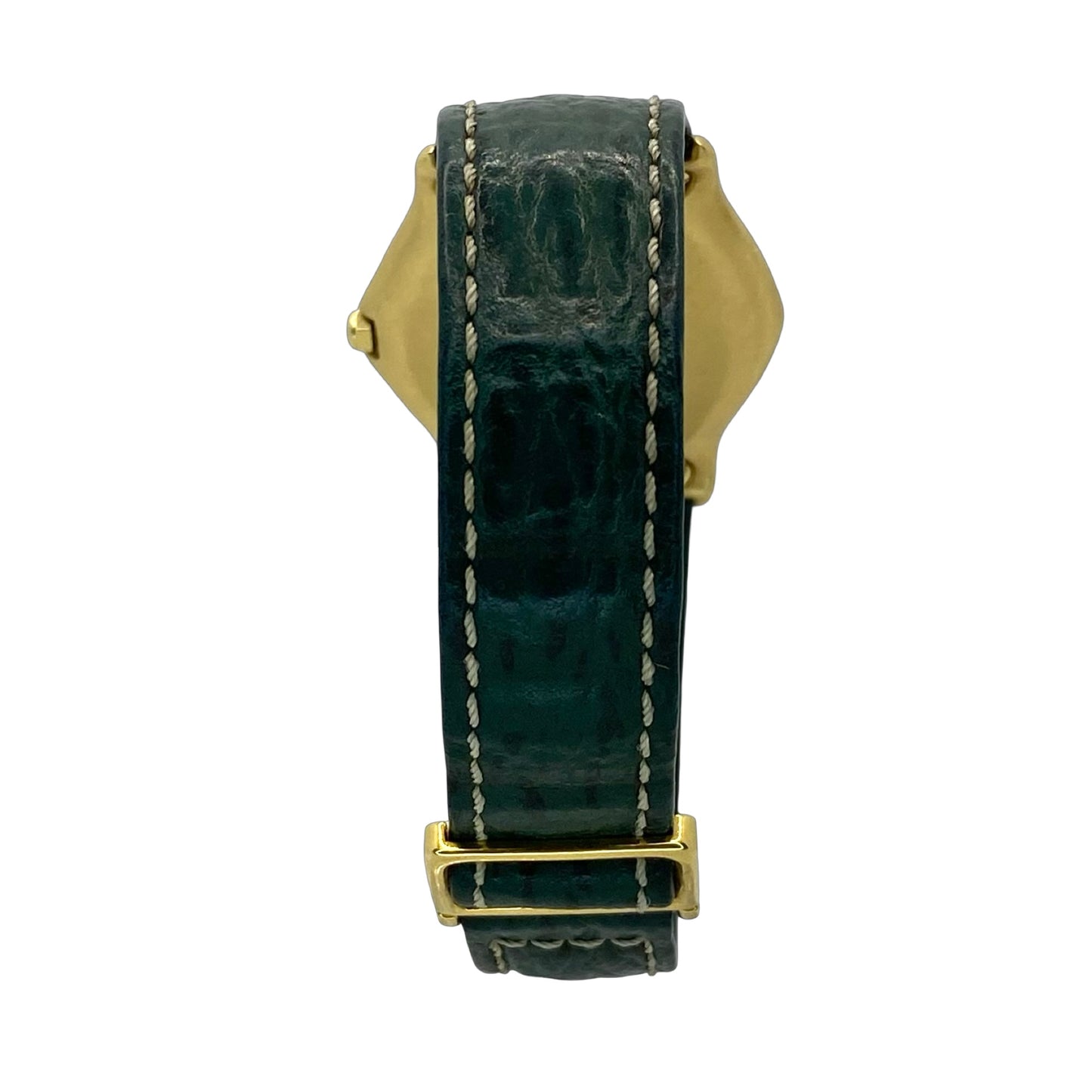 Ebel Sport Classic 1911 35mm 18K Yellow Gold Swiss Quartz Green Shark Skin Leather Ref.883903