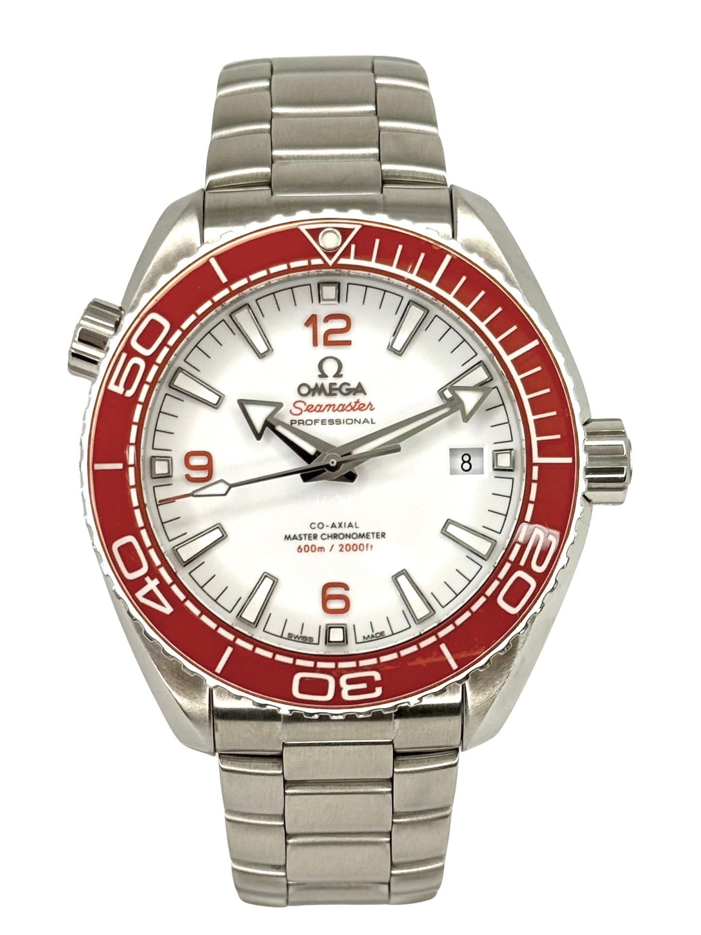 Omega Seamaster Planet Ocean 600M 43.5mm Orange Ceramic Bezel