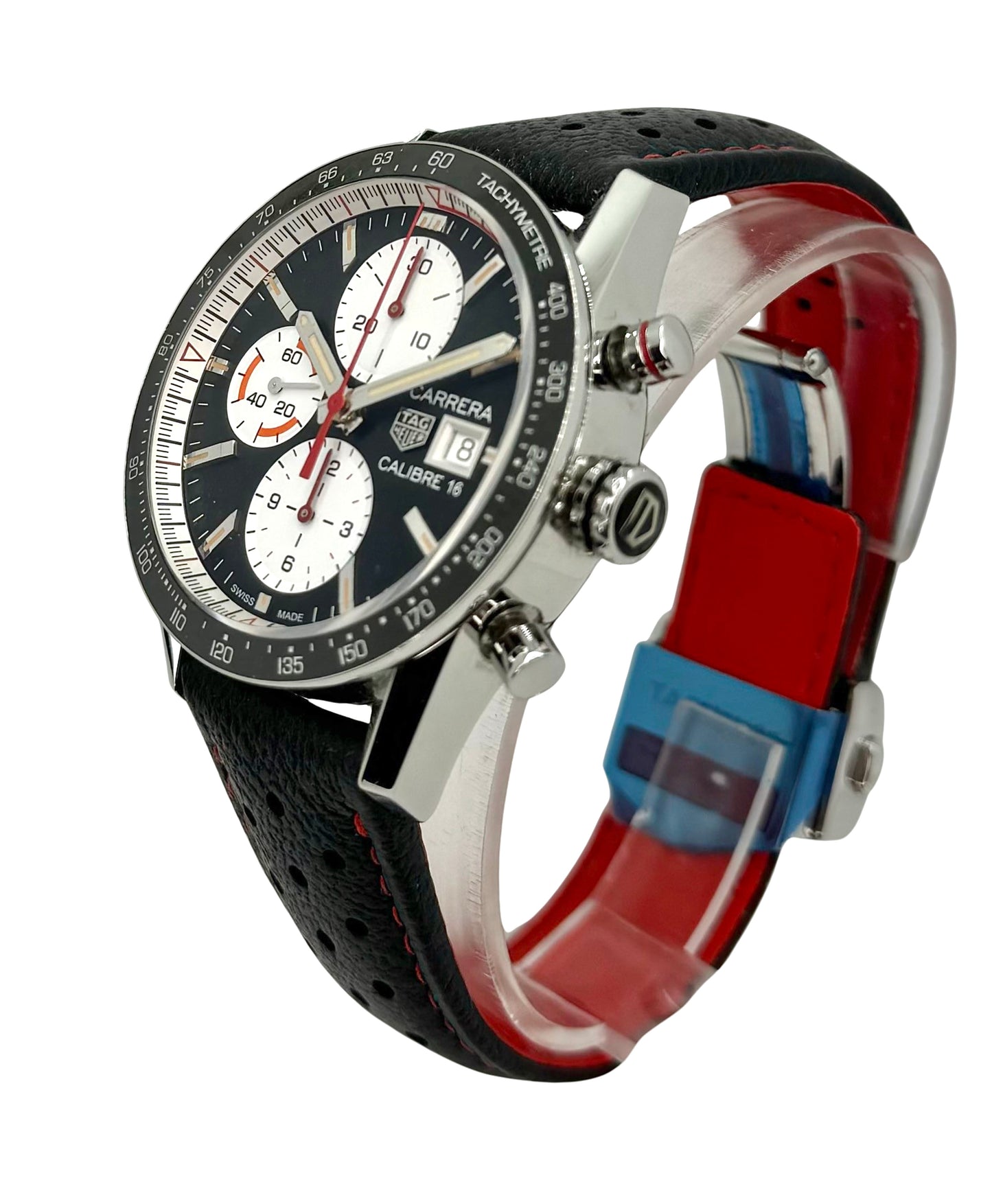 TAG Heuer Carrera Calibre 16 Black Chronograph Dial CV201AP.FC6429