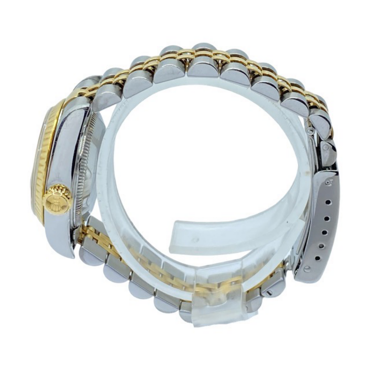 Rolex Oyster Perpetual Datejust 26mm 18K Gold /Steel Champagne Factory Diamond Dial C.1998 Ref. 69173