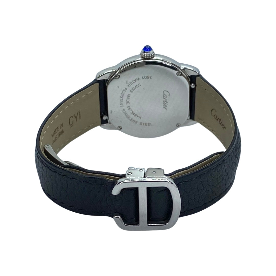 Cartier Ronde Solo Womens Quartz White Dial Watch 3601/ W6700155