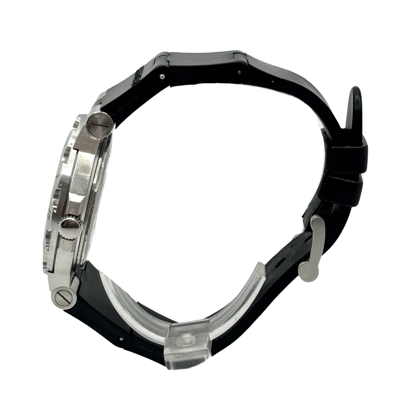 Bulgari Diagono Scuba 200M Automatic Chronometer Black Dial Black Rubber Strap SD 38 S