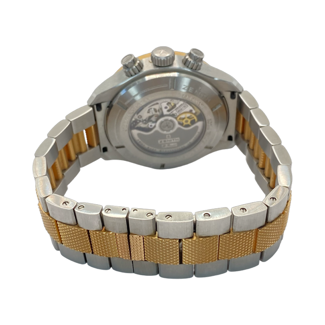 Zenith Defy Classic Open El Primero 18K Rose Gold/ Steel White Dial 86.0526.4021/01.M527