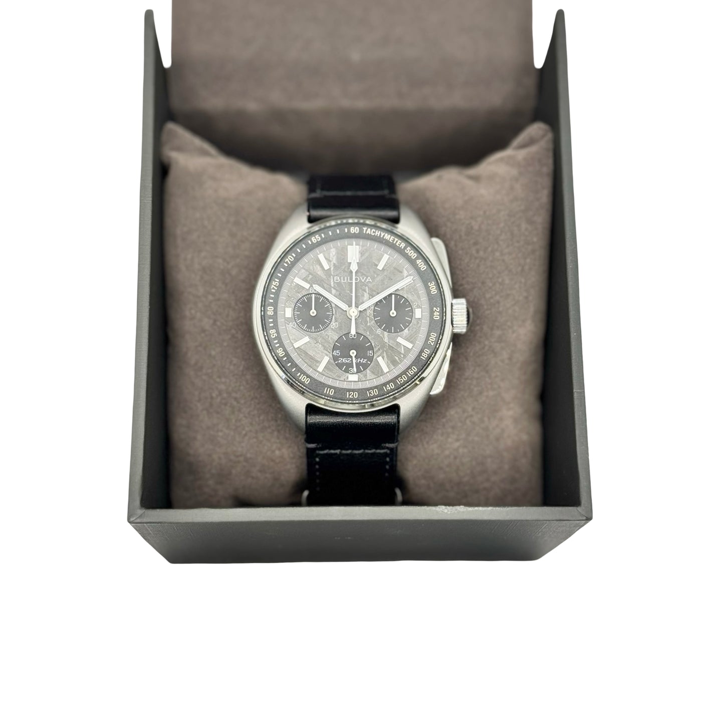 Pre-owned Bulova Archive Series Limited Edition Lunar Pilot Meteorite
