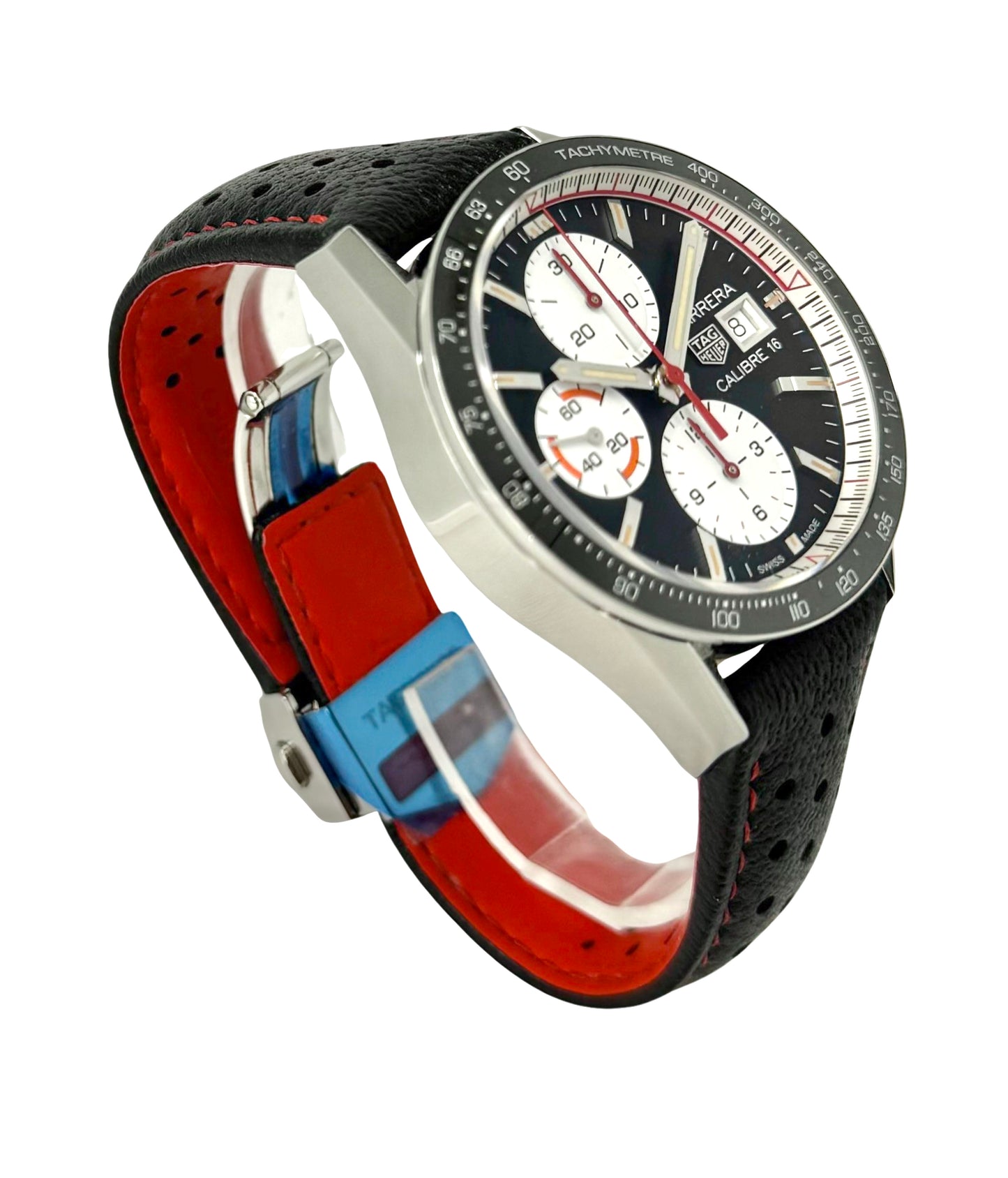 TAG Heuer Carrera Calibre 16 Black Chronograph Dial CV201AP.FC6429
