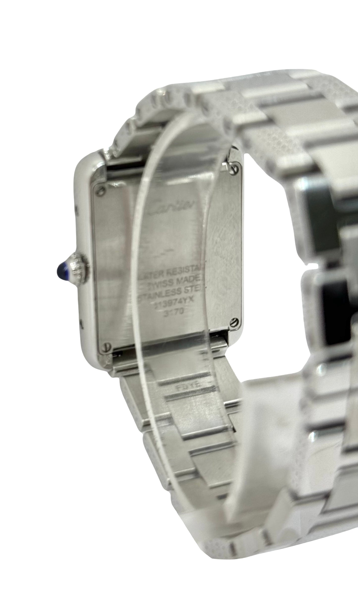 Cartier Tank Solo Stainless Steel White Dial WSTA0030/ 3170