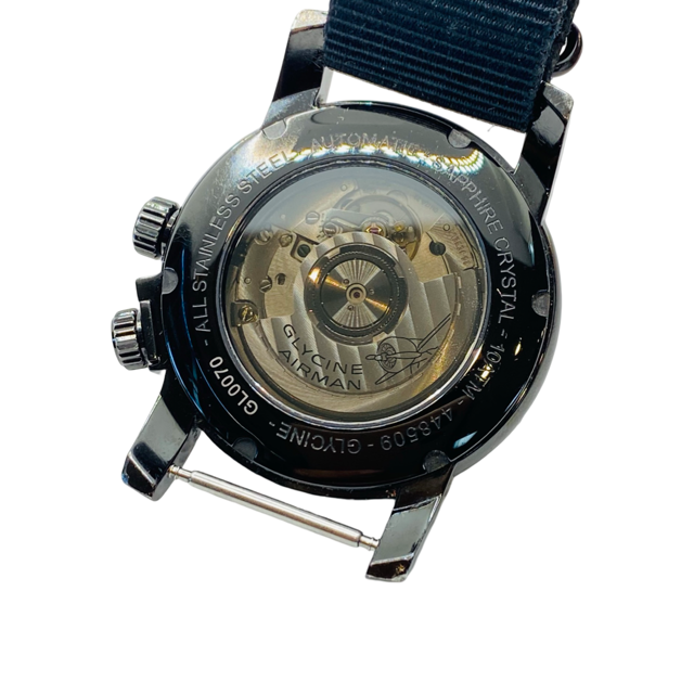 Glycine Airman Contemporary 42 GMT Automatic Black GL0070