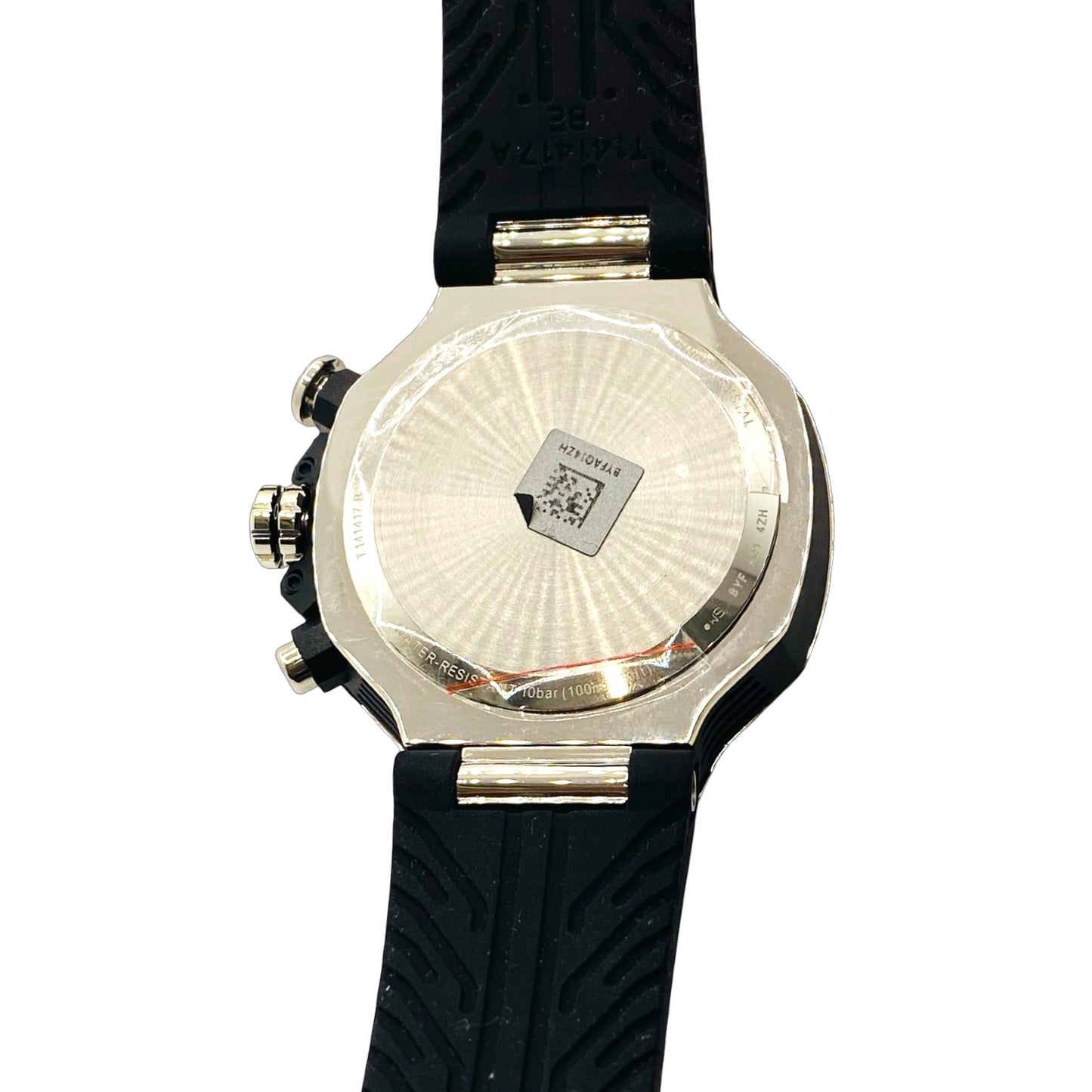 Tissot T-Race Chronograph White Dial Black Strap T141.417.17.011.00