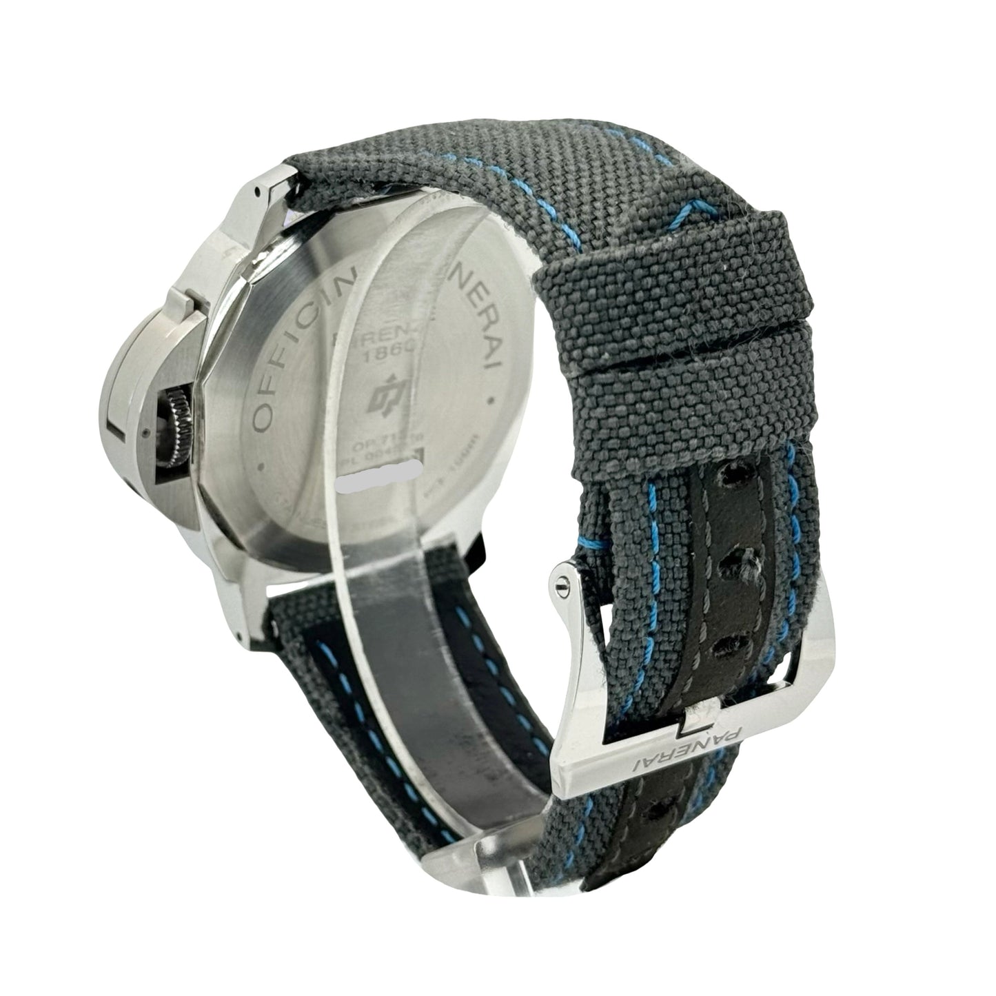 Panerai Luminor Base Logo 3 Days Manual Black Dial Blue Strap PAM00774
