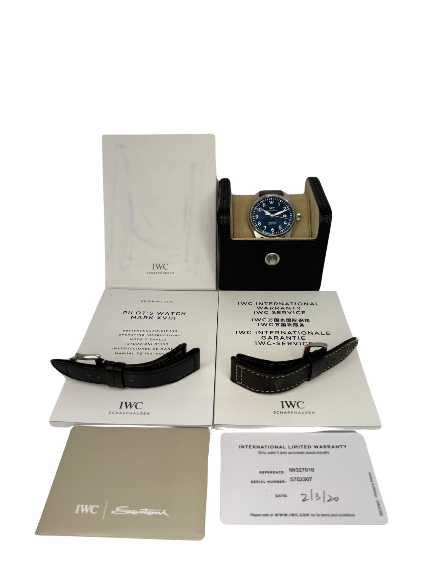IWC Pilot Mark XVIII Edition Le Petit Prince Blue Dial IW327010