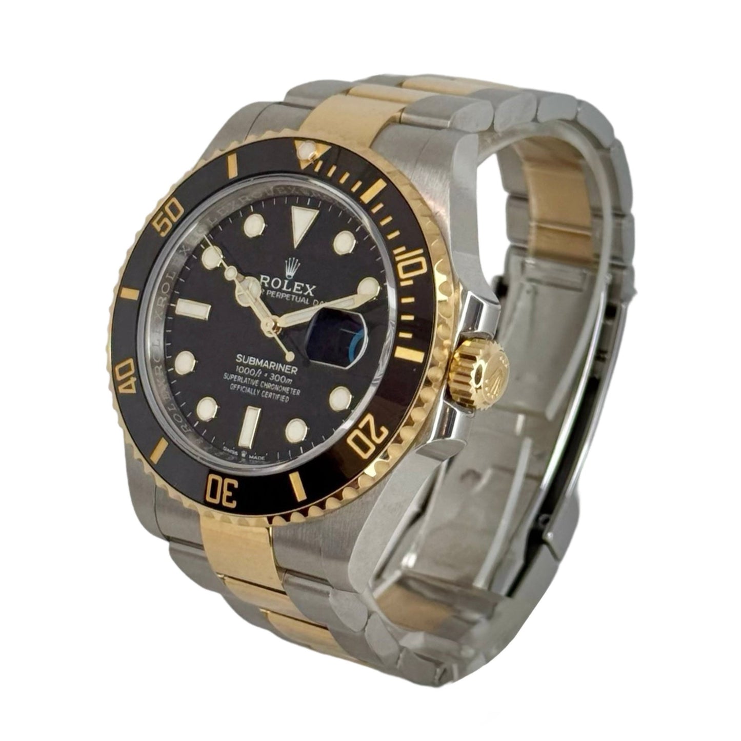 Rolex Submariner Date Black Dial Oystersteel and 18K Yellow Gold 126613LN