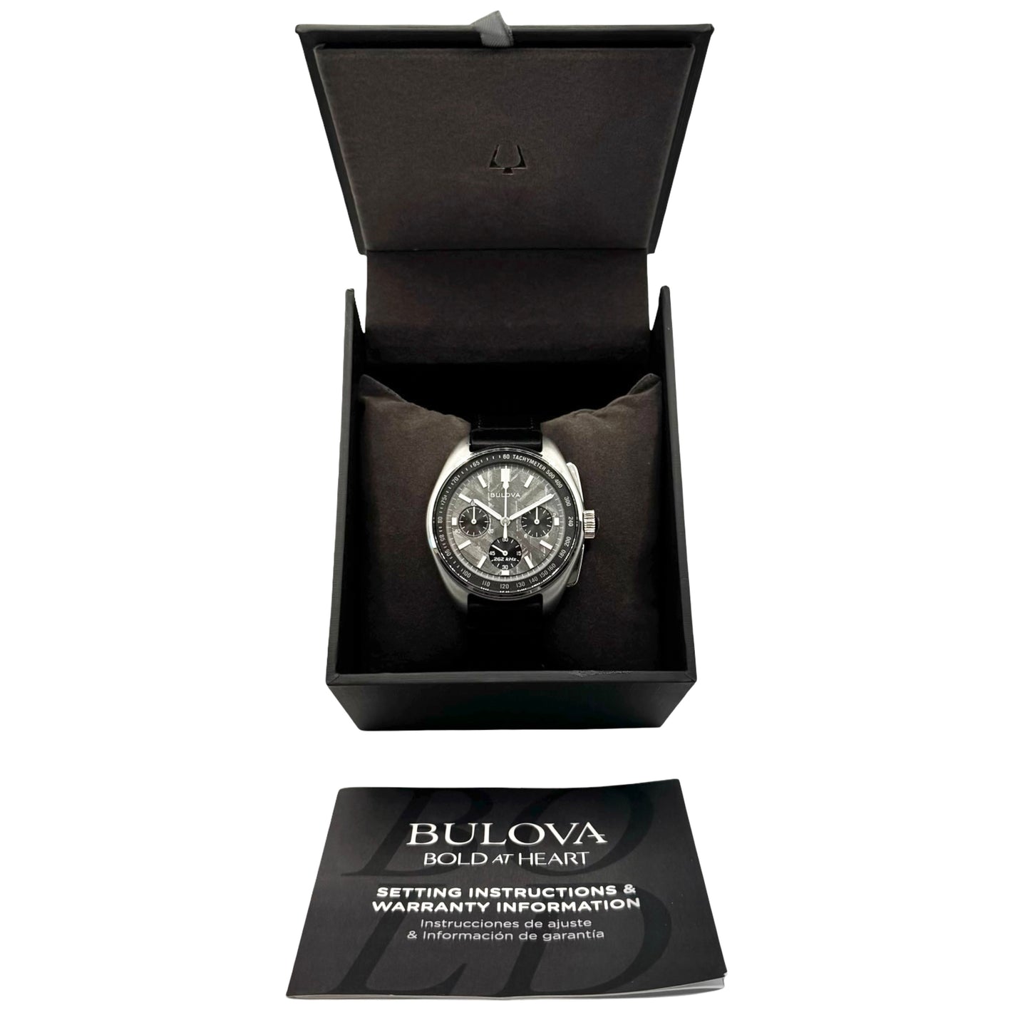 Pre-owned Bulova Archive Series Limited Edition Lunar Pilot Meteorite