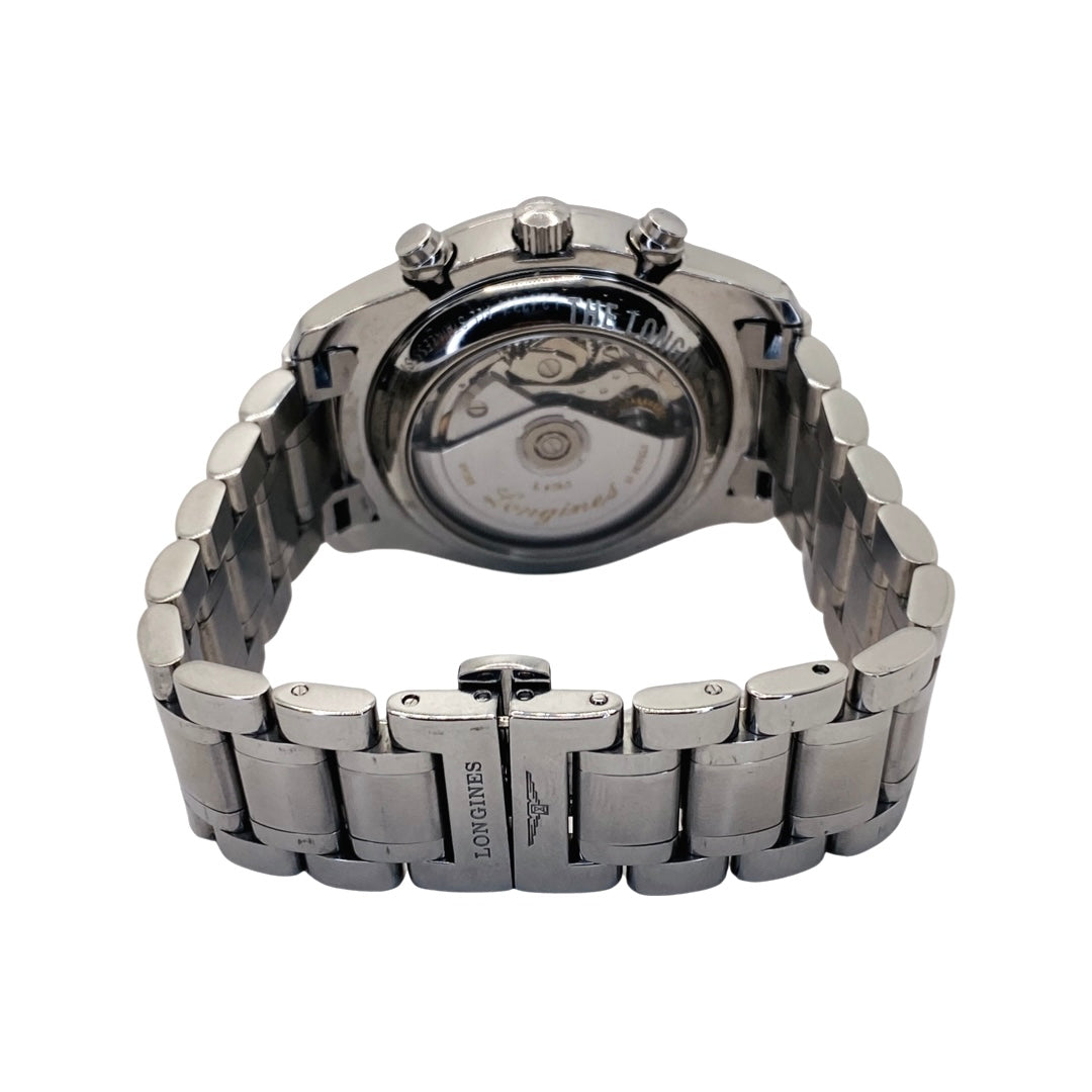 Longines Master Collection Automatic Chronograph Black Dial Triple Date Moonphase L2.673.4.51.6