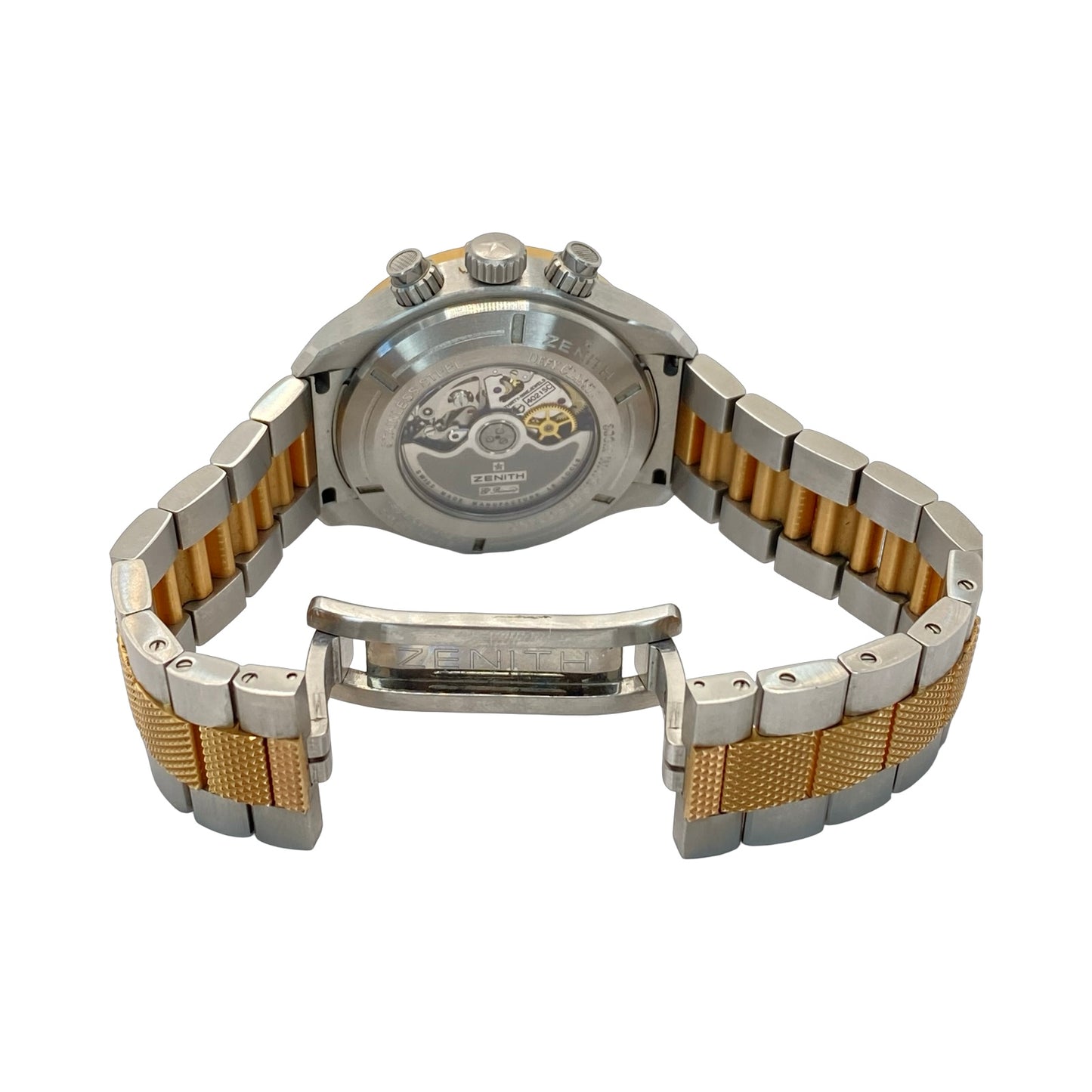 Zenith Defy Classic Open El Primero 18K Rose Gold/ Steel White Dial 86.0526.4021/01.M527