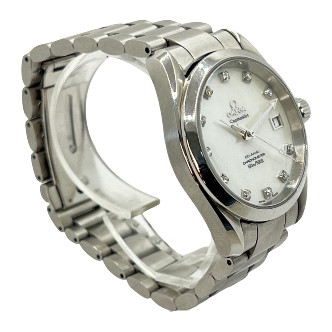 Omega Seamaster Co-Axial Aqua Terra Mother-of-Pearl Diamond Dial 2504.75.00