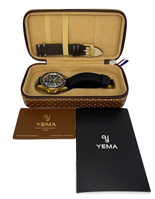 Yema 3000 Superman Heritage GMT Bronze Limited Edition 41mm Blue Dial YGMTZ20B41.GU61