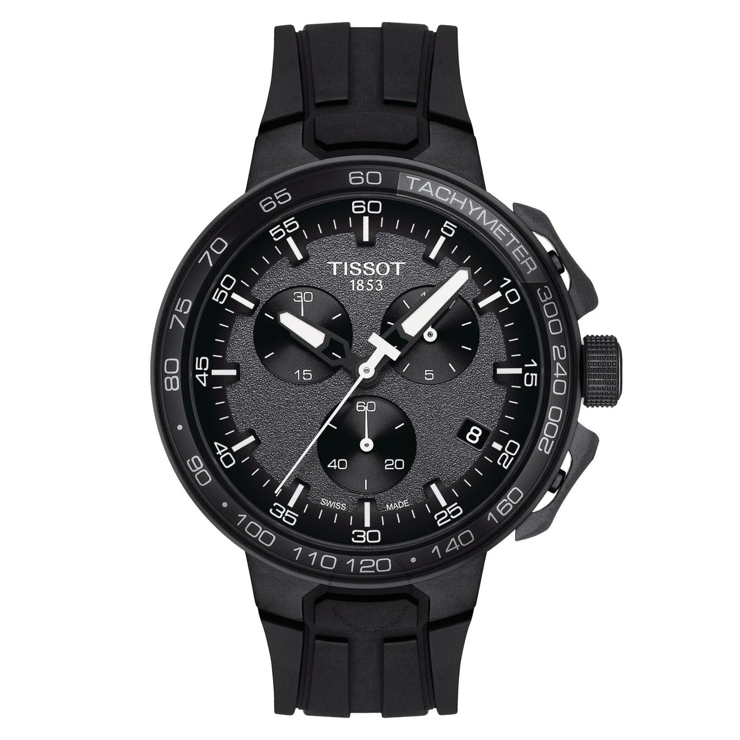 Tissot T-Race Cycling Quartz Chronograph Black Silicone Strap T111.417.37.441.03