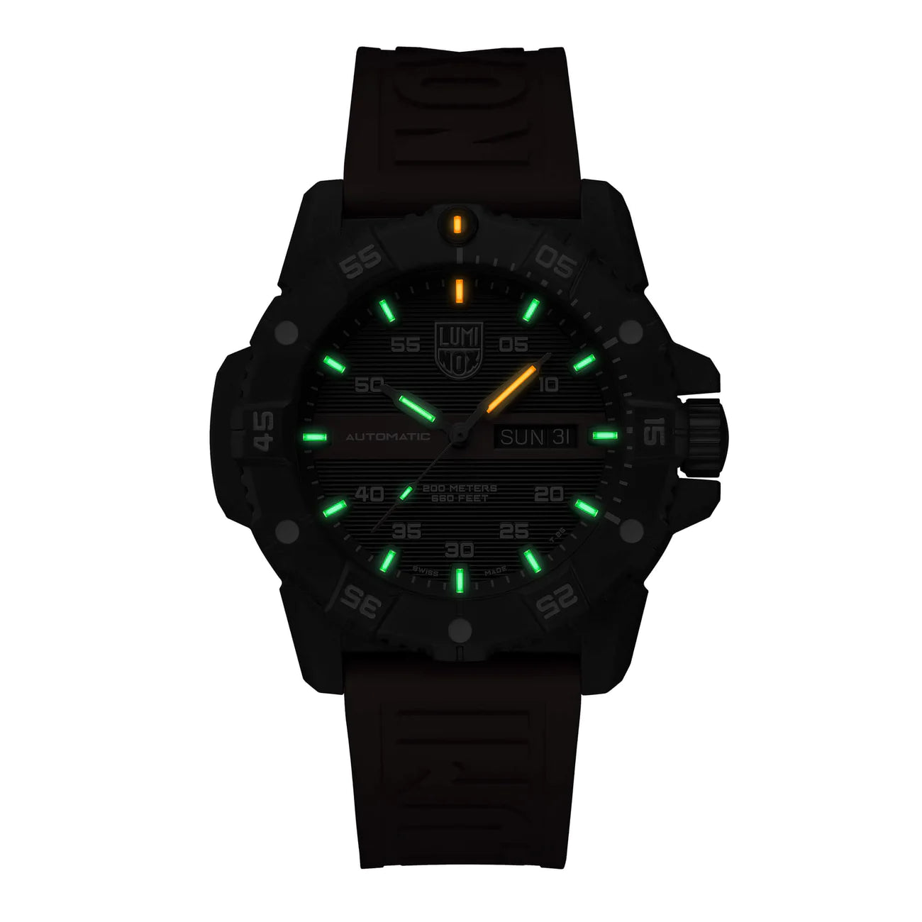 LUMINOX Master Carbon SEAL Automatic Black/Red XS.3876.RB