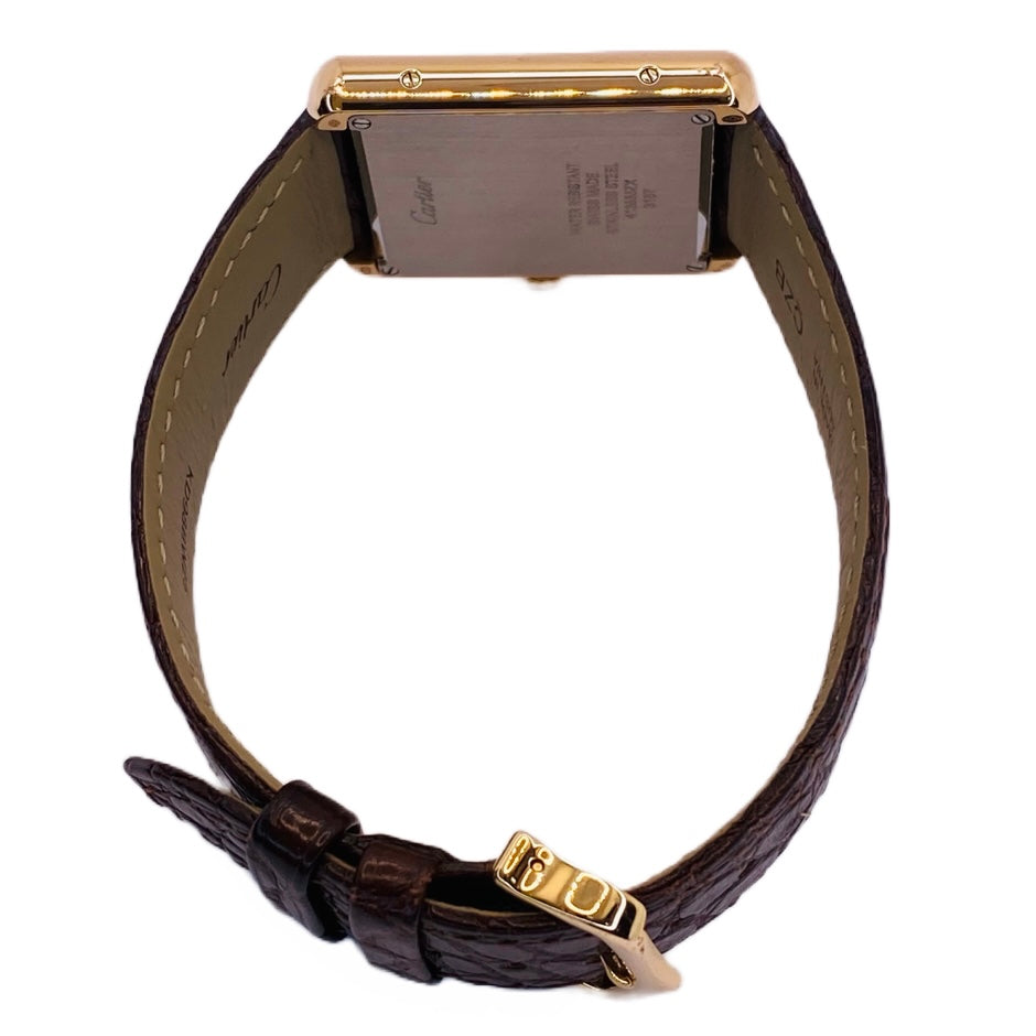 Cartier Tank Solo Large 18K Rose Gold and Steel 3167