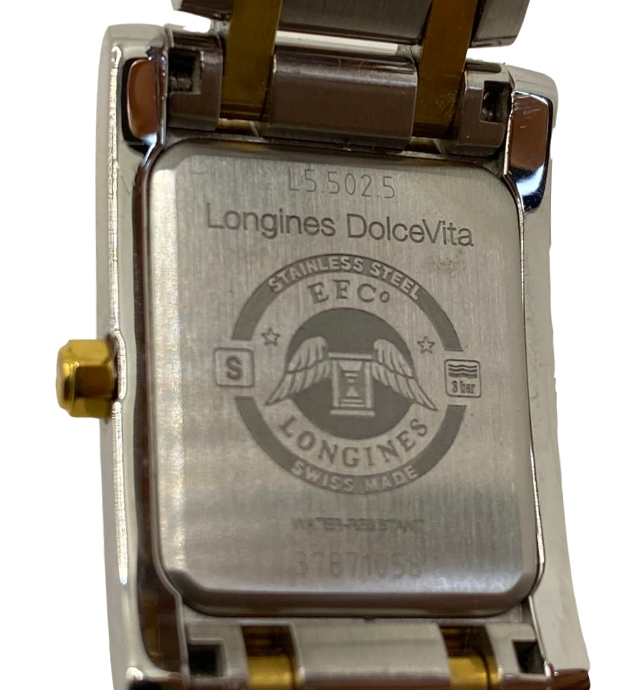 Longines Dolce Vita 18K Yellow Gold and Stainless Steel with Diamonds