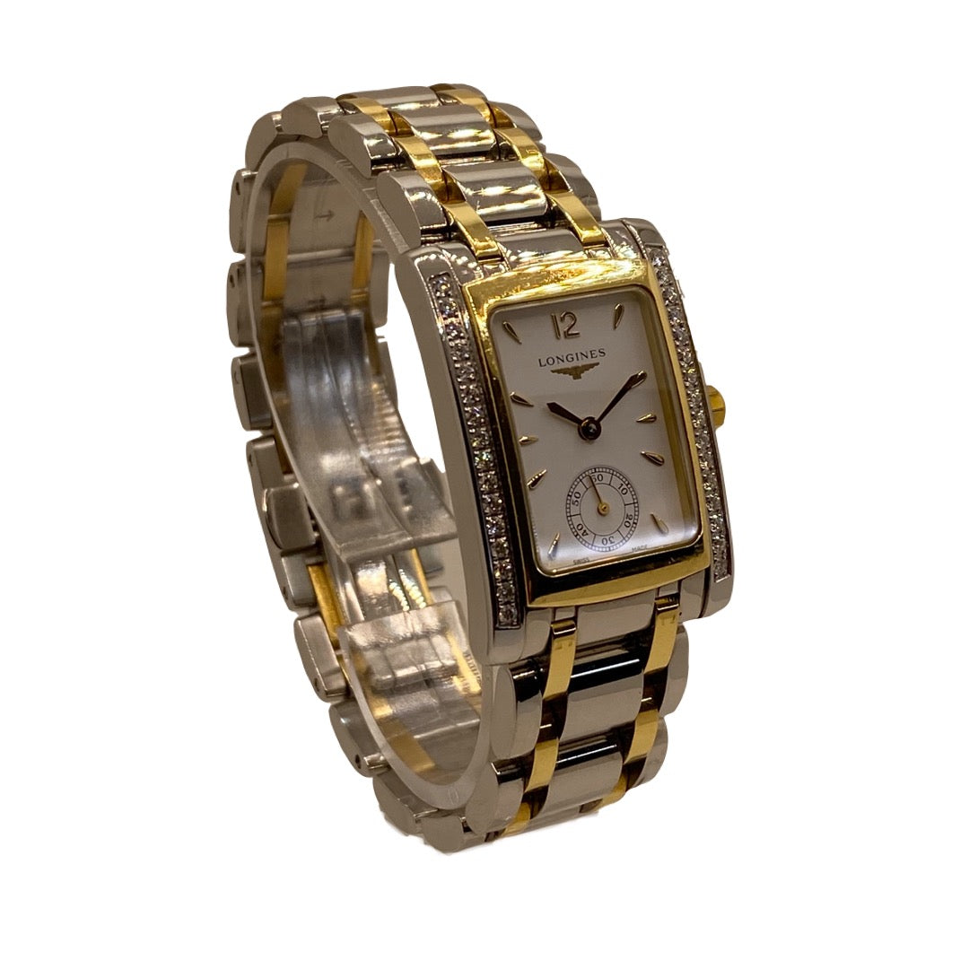 Longines Dolce Vita 18K Yellow Gold and Stainless Steel with Diamonds