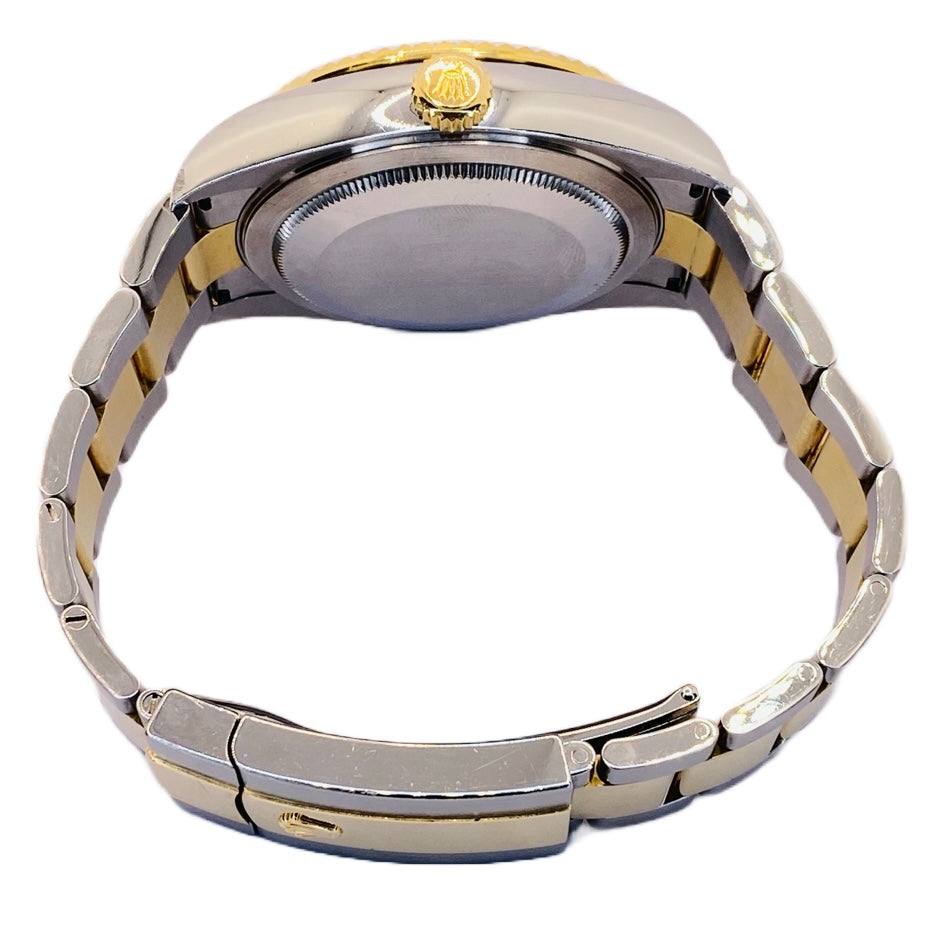 Rolex Sky-Dweller Champagne Colour 42mm Oystersteel and Yellow Gold 326933