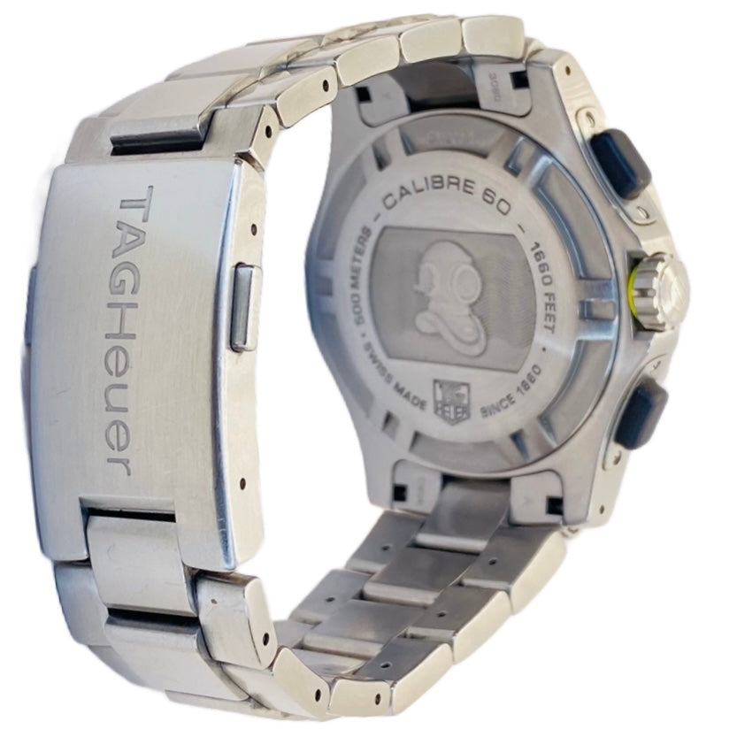 TAG Heuer Automatic Chronograph Professional Dive Watch 2000 Series Aquagraph CN211A.BA0353