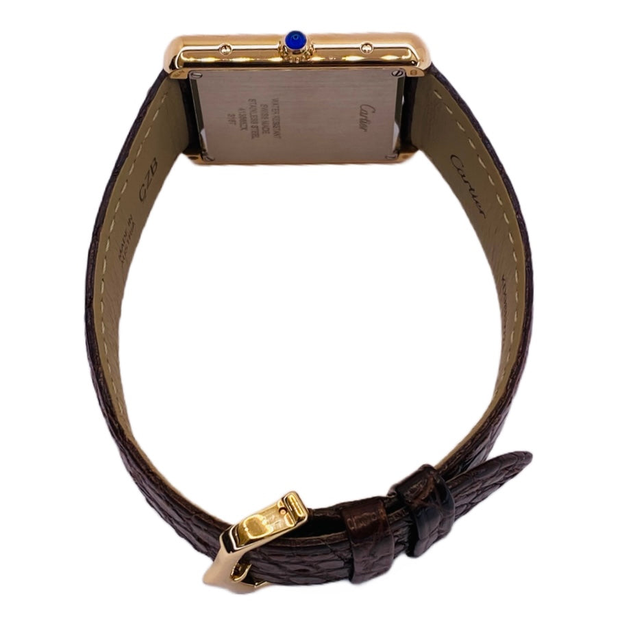 Cartier Tank Solo Large 18K Rose Gold and Steel 3167