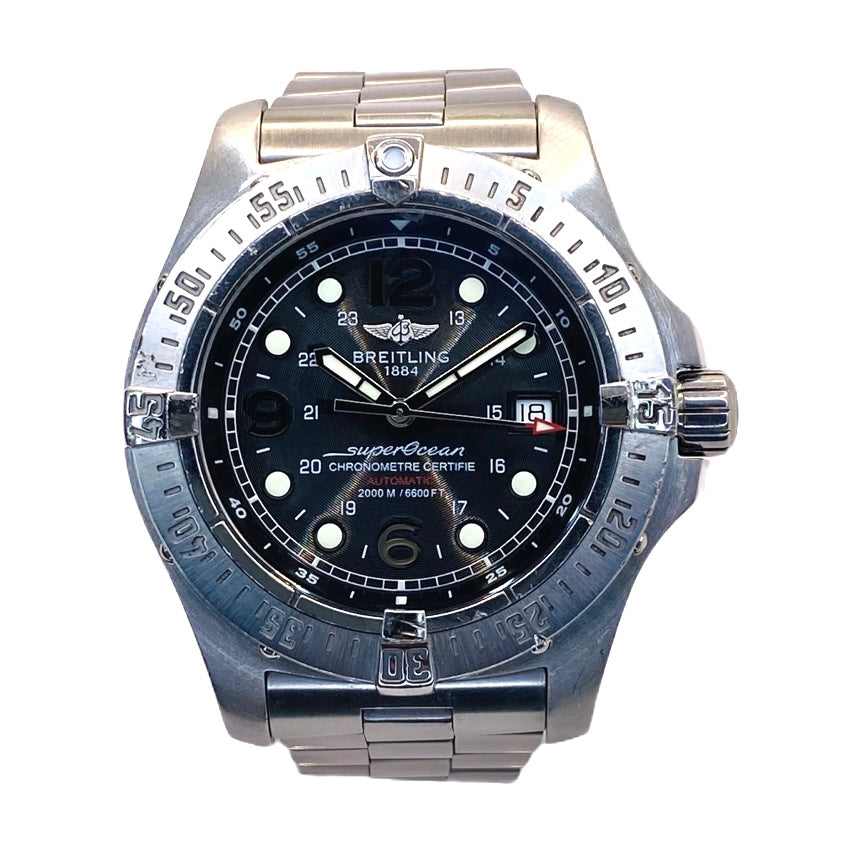 Breitling Superocean Steelfish Black Dial Automatic Chronometre 44mm A17390