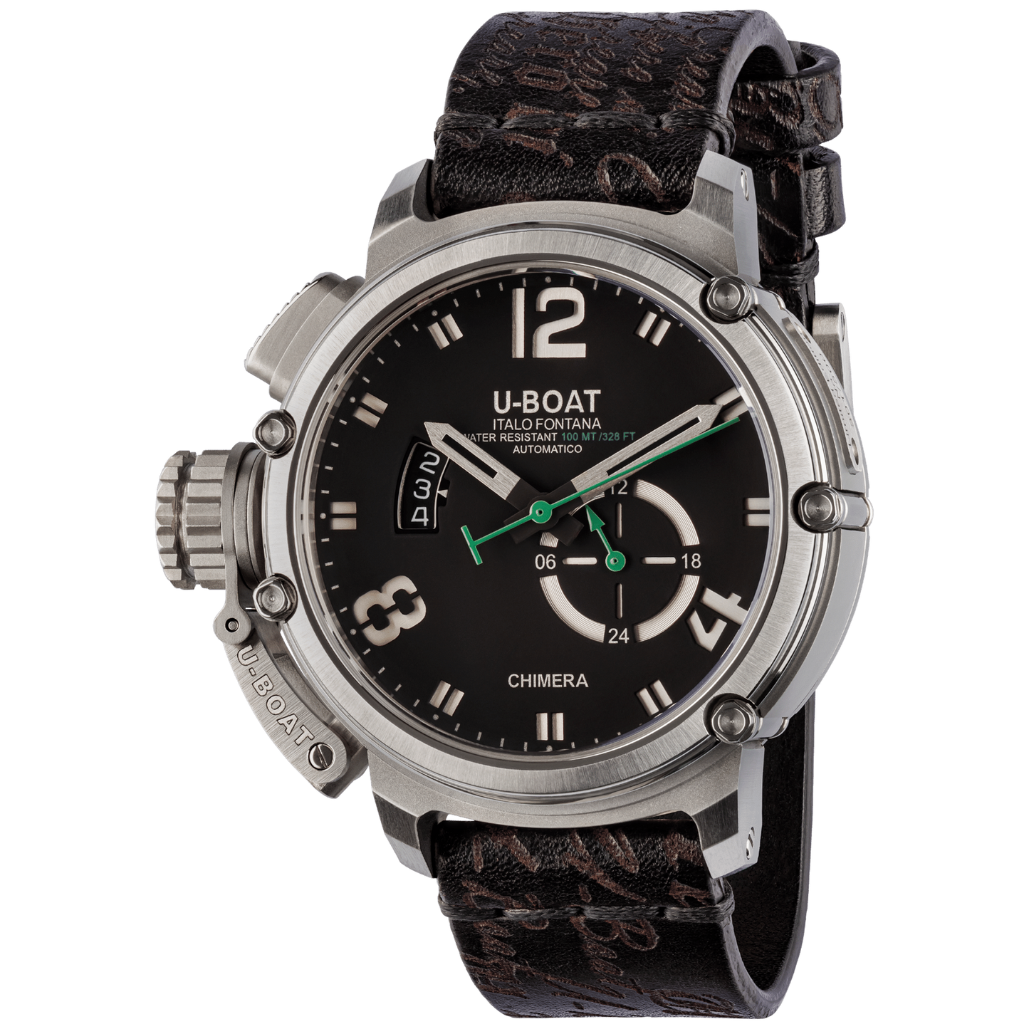 U-BOAT CHIMERA 46MM GREEN SS 8529