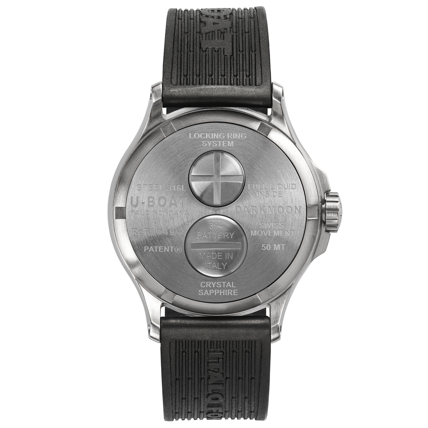 U-BOAT DARKMOON 44MM GREY SS 9149