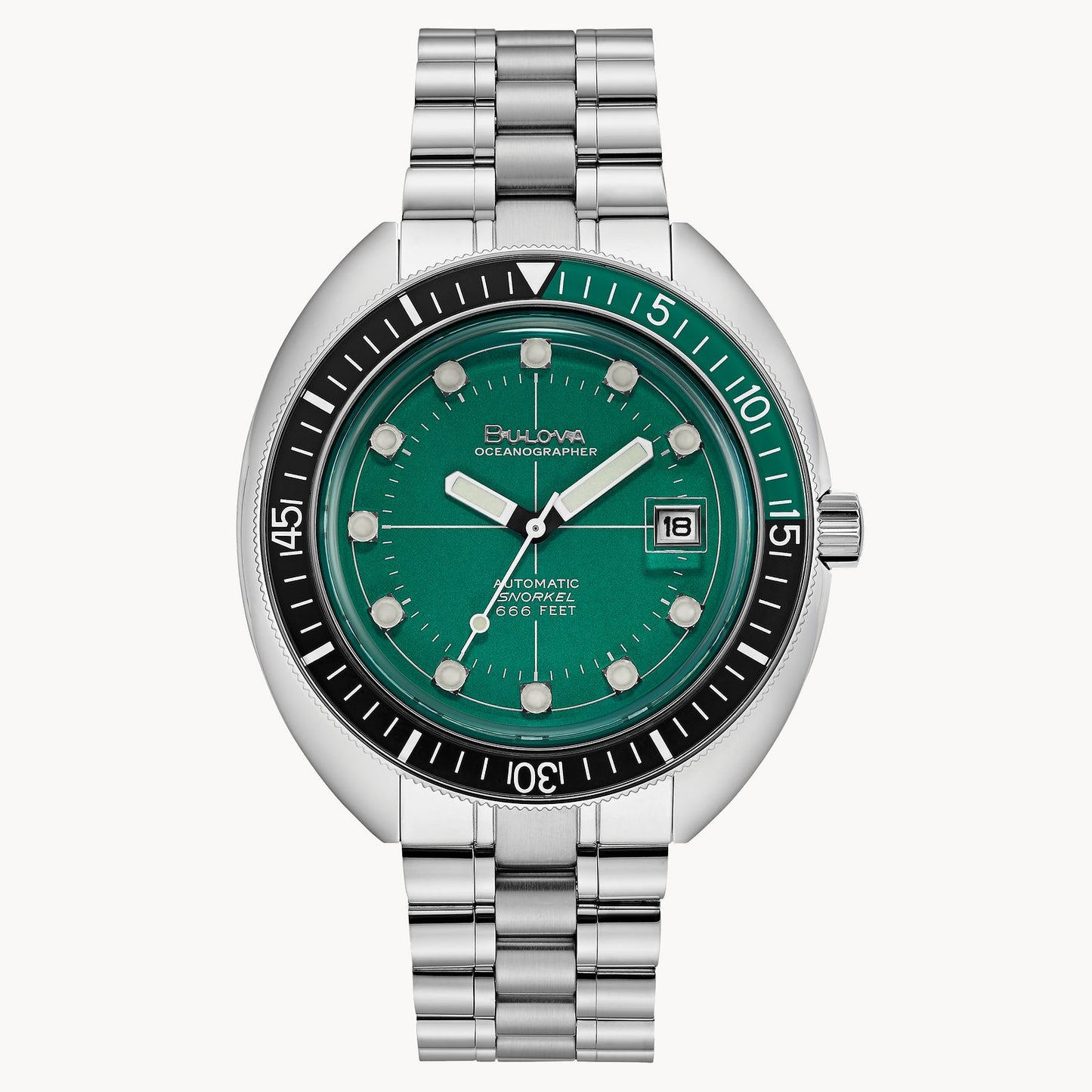 Bulova Oceanographer Automatic Devil Diver Green 96B322
