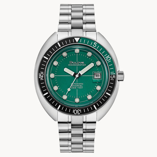 Bulova Oceanographer Automatic Devil Diver Green 96B322