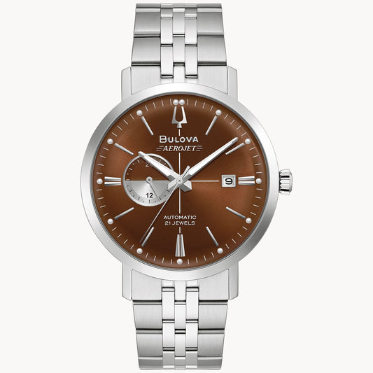 Bulova Classic Aerojet Automatic Brown Dial 96B375