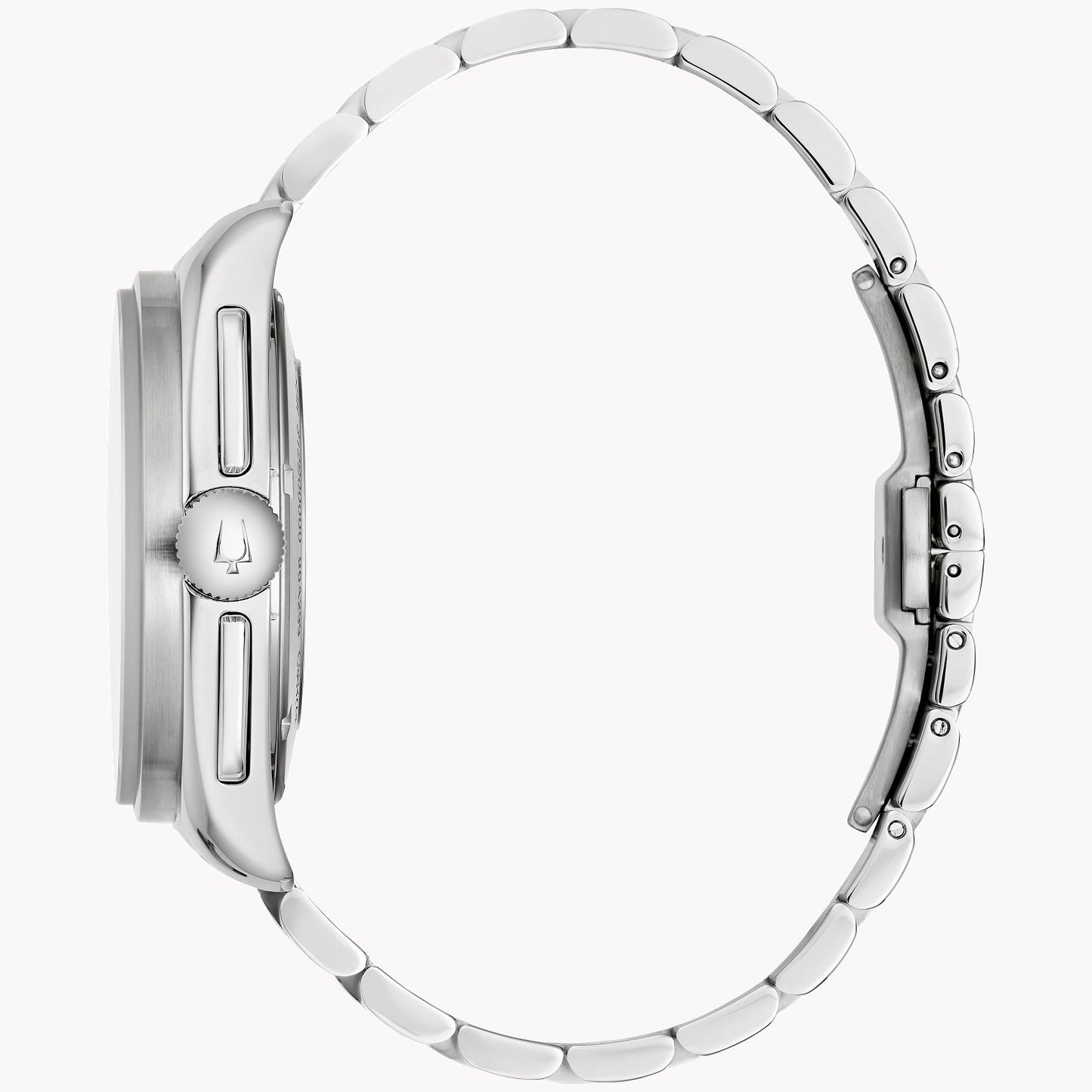 BULOVA Archive Series Lunar Pilot Black Dial Stainless Steel Bracelet 96K111