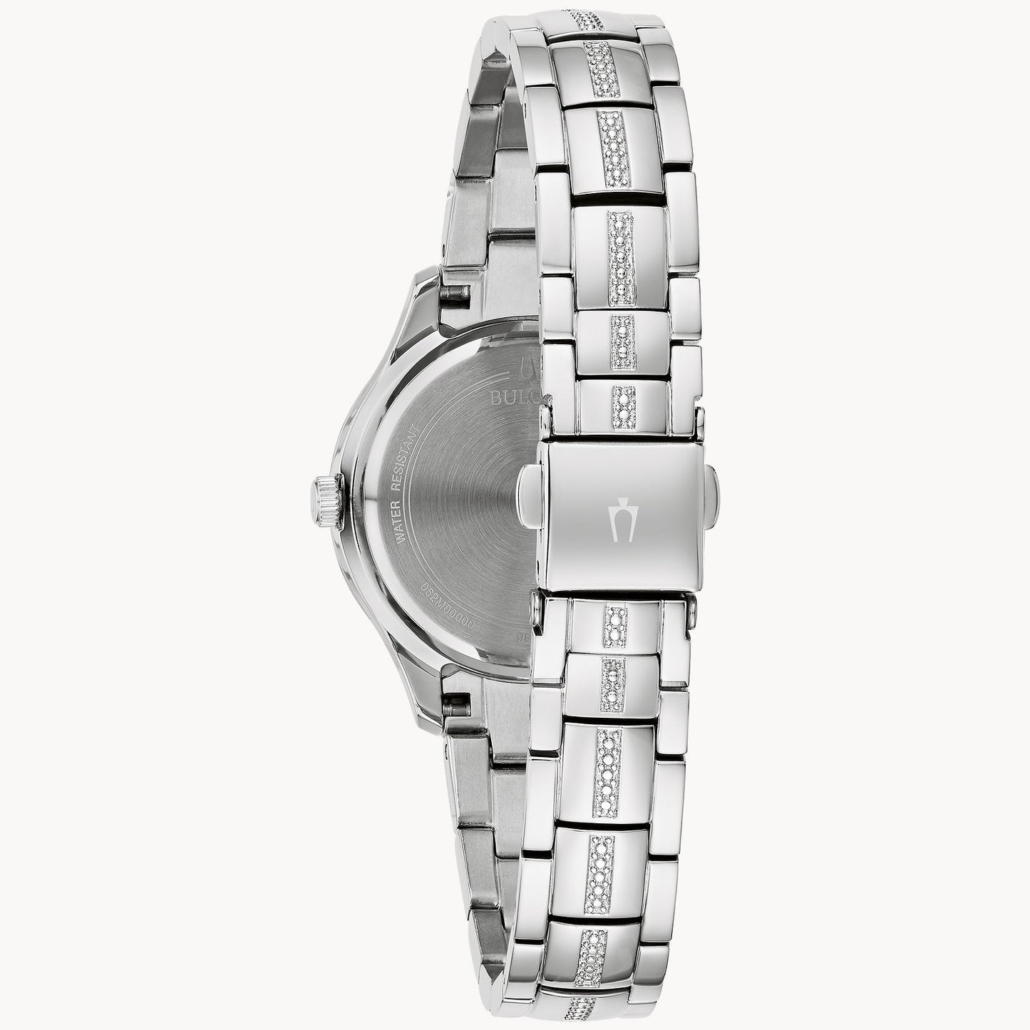 Bulova Crystal Phantom White Mother-of-Pearl Dial 96L291