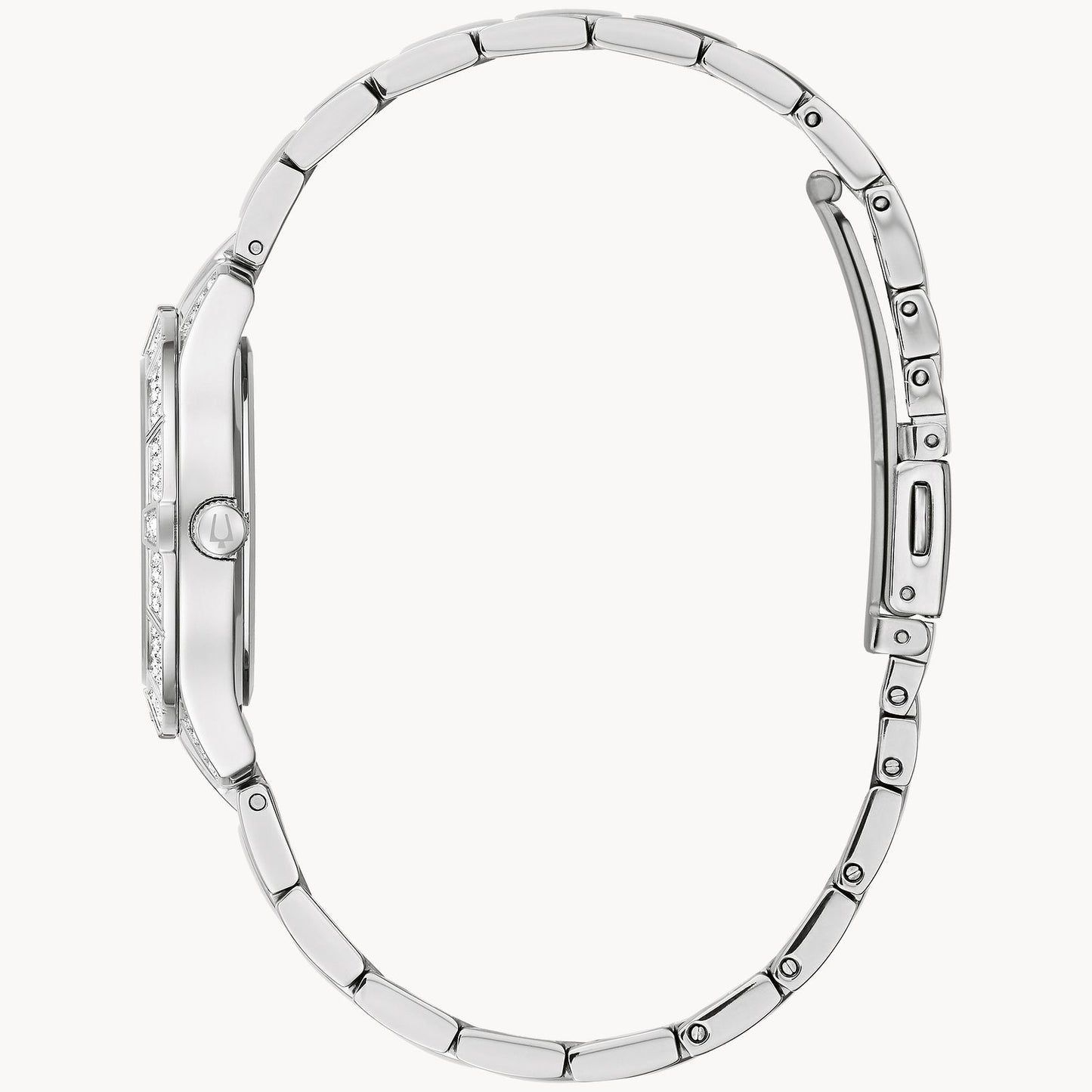 Bulova Crystal Phantom White Mother-of-Pearl Dial 96L291