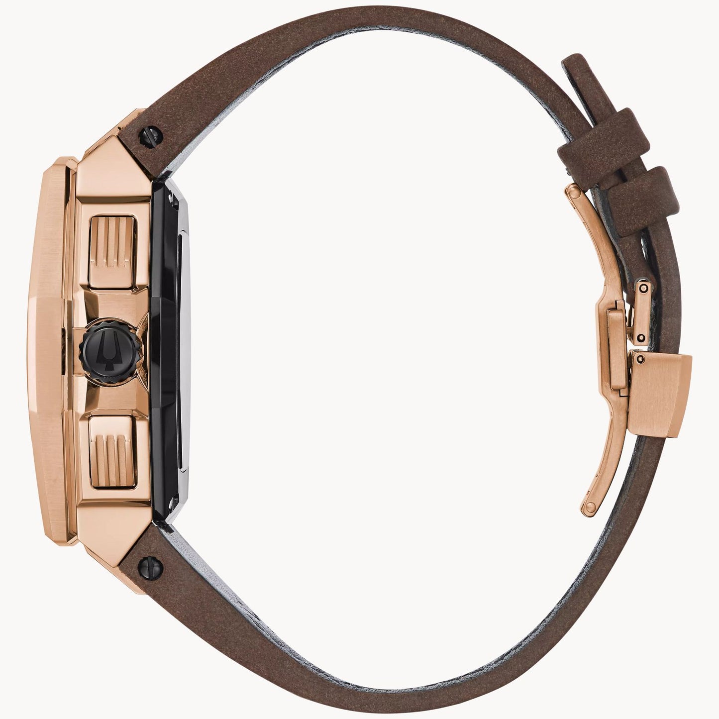 Bulova Series X Rose Gold Tone Black Dial 98B356